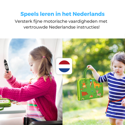 Mauzek® Busy Board - Nederlands - Montessori speelgoed