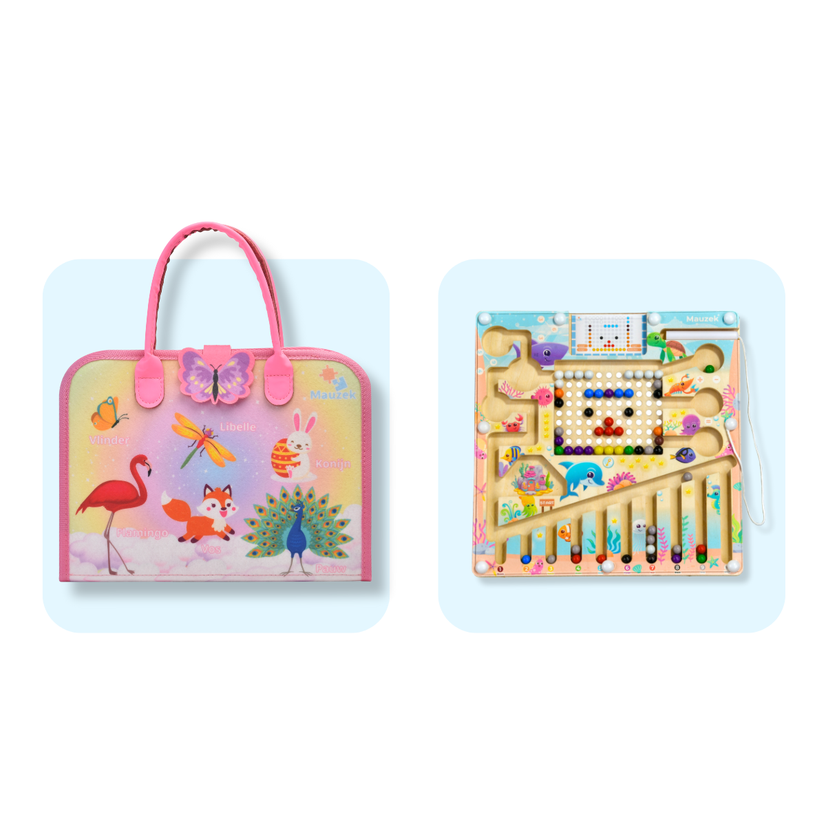 Mauzek® Fantasie Montessori Set – Speelbundel 2-in-1