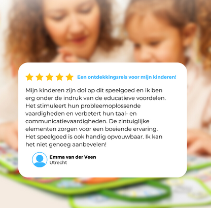 Mauzek® Busy Board - Nederlands - Montessori speelgoed