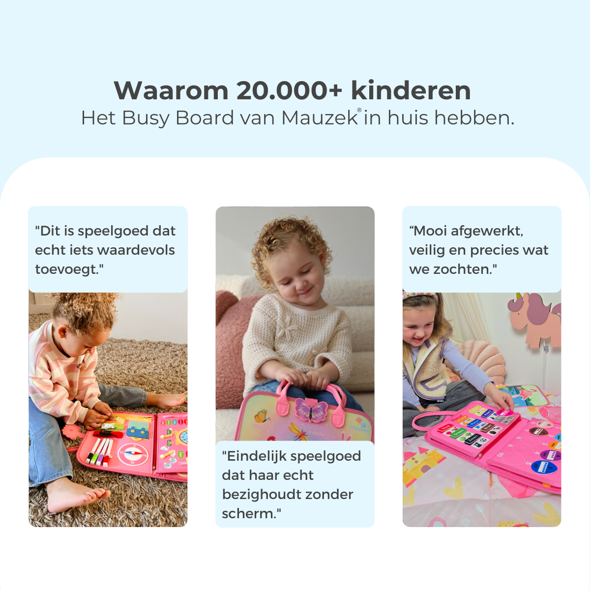 Mauzek Busy Board Fantasie - Activiteitenboek - Nederlands