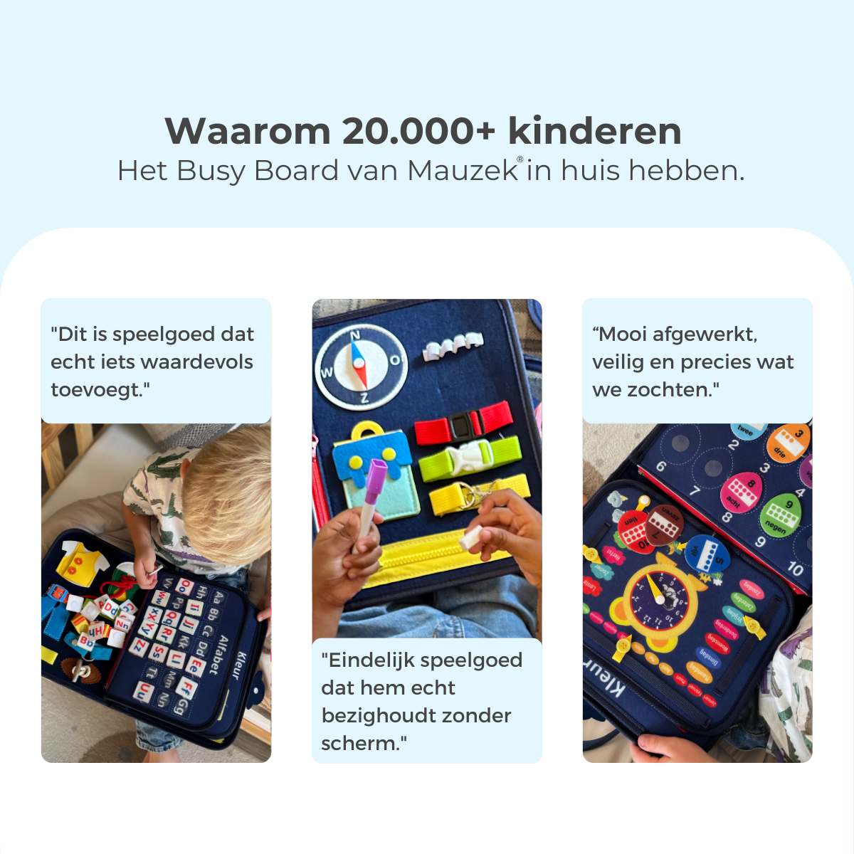 Mauzek Busy Board Ruimte - Activiteitenboek - Nederlands