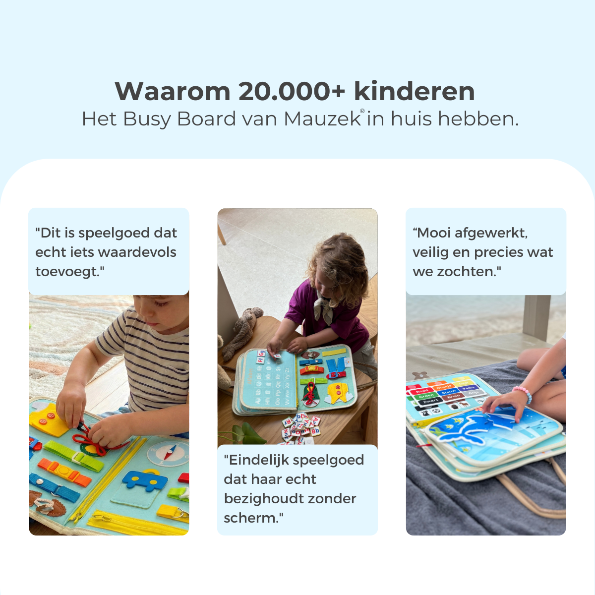 Mauzek Busy Board Oceaan - Activiteitenboek - Nederlands