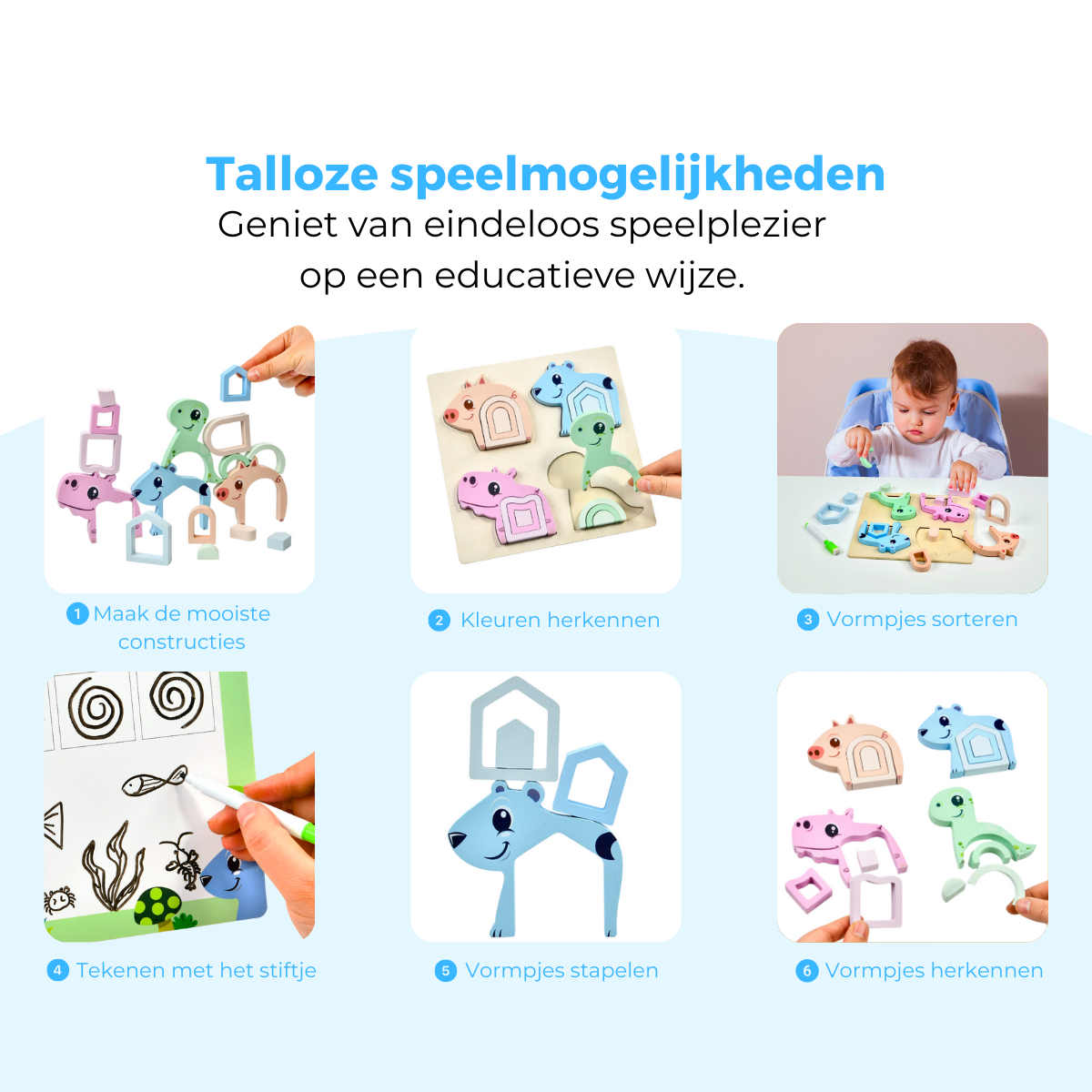 Mauzek® Vormenpuzzel