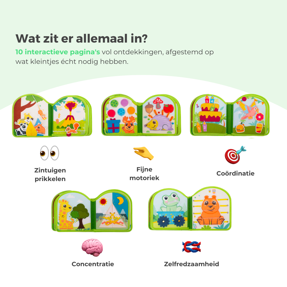 Mauzek Activiteitenboek - Bos Editie (1-3 jaar)