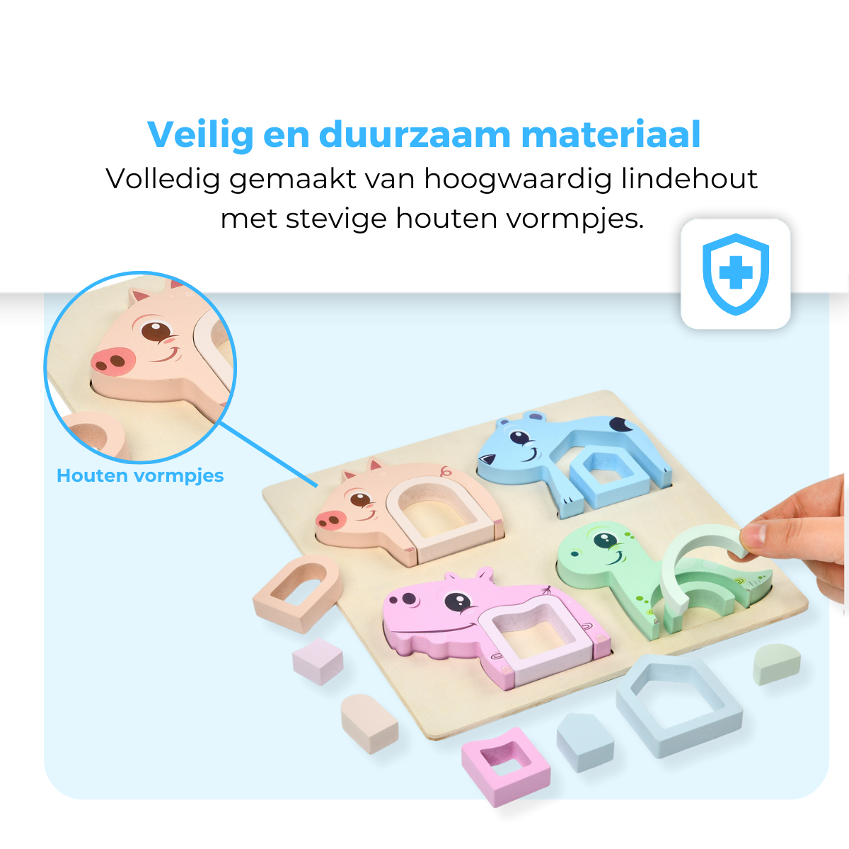 Mauzek® Vormenpuzzel