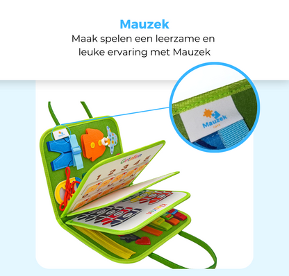 Mauzek® Busy Board - Nederlands - Montessori speelgoed