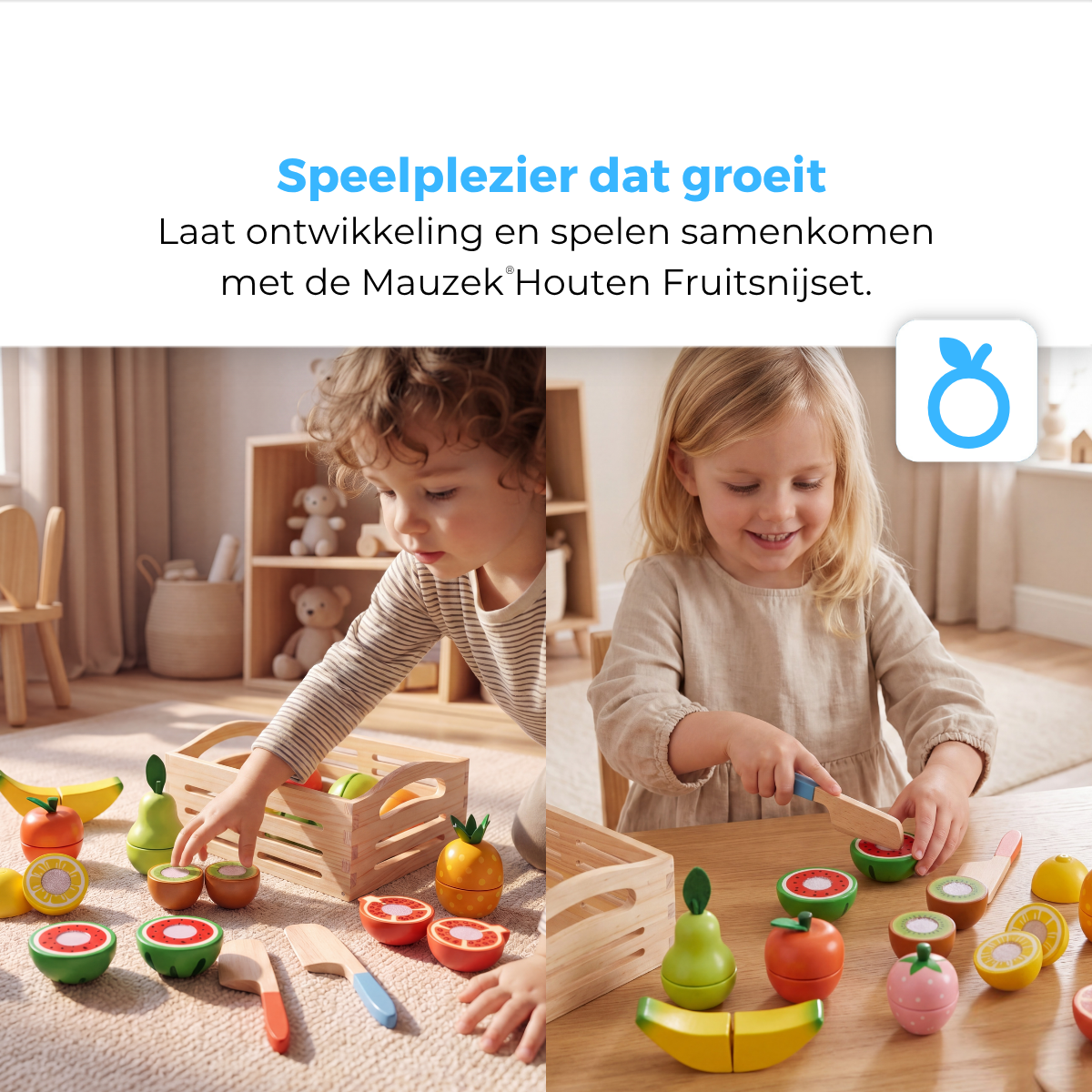 Mauzek Groente- en Fruitspeelset