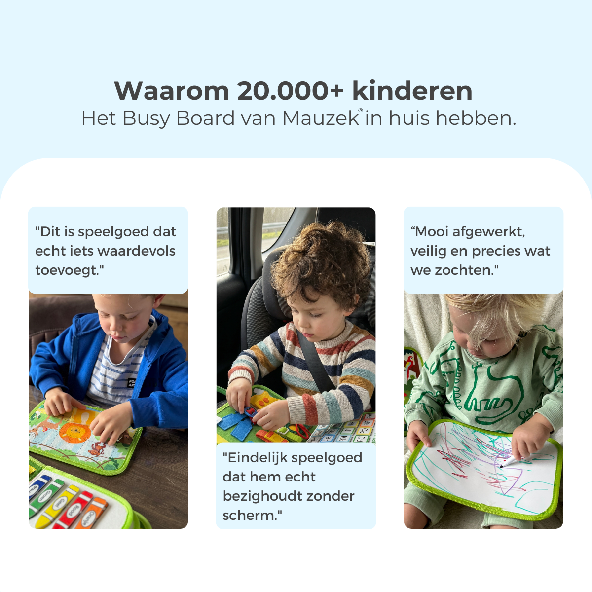 Mauzek Busy Board Bos - Activiteitenboek - Nederlands