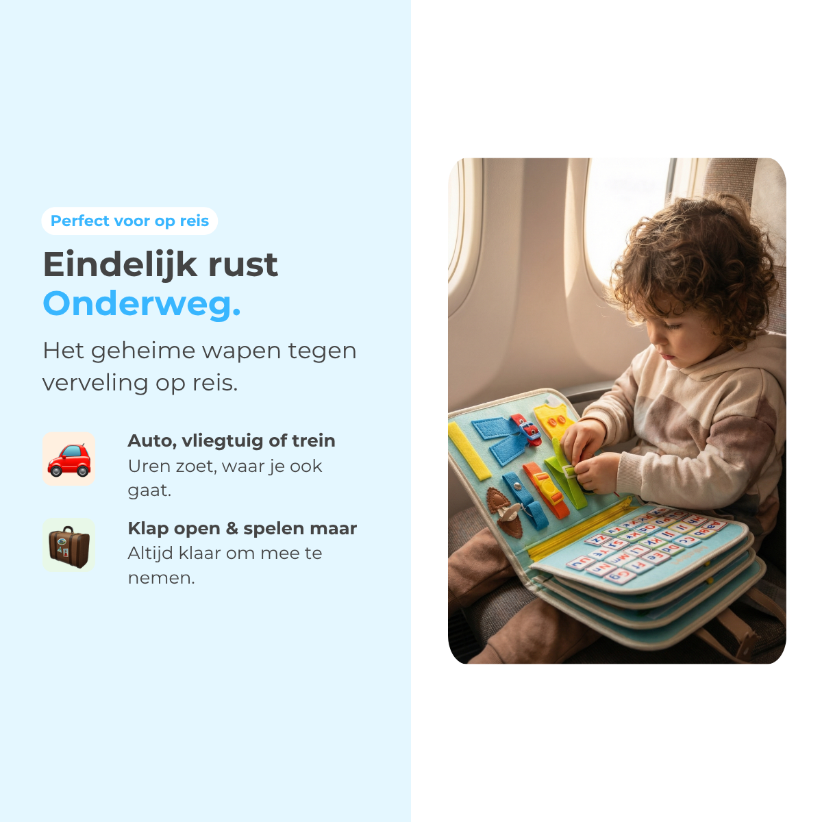 Mauzek Busy Board Oceaan - Activiteitenboek - Nederlands