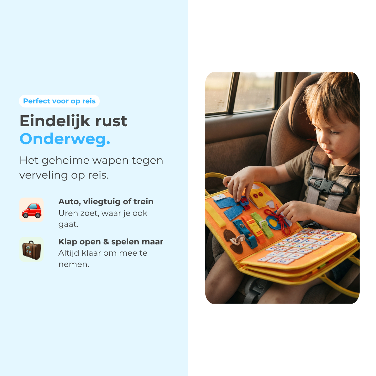 Mauzek Busy Board Savanne - Activiteitenboek - Nederlands