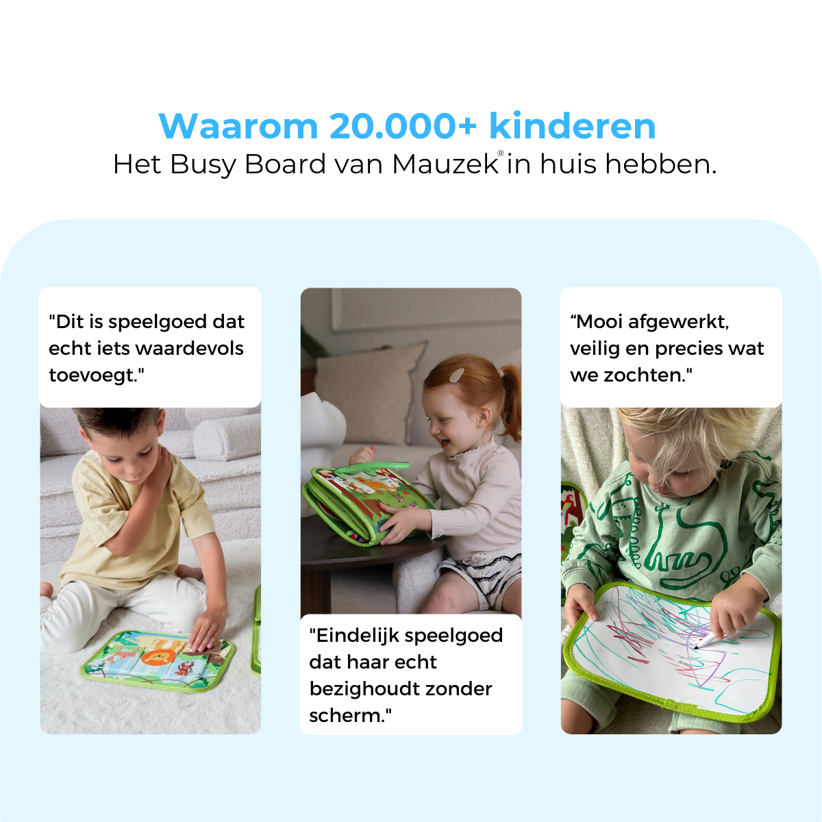 Mauzek Busy Board Bos - Activiteitenboek - Nederlands